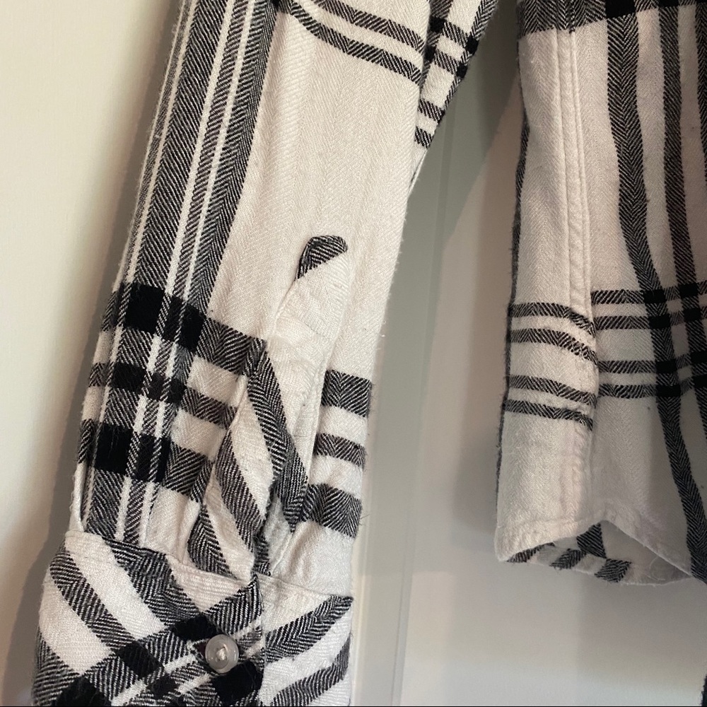 Rails Luxury Button Down “Flannel” Style Blouse - image 8